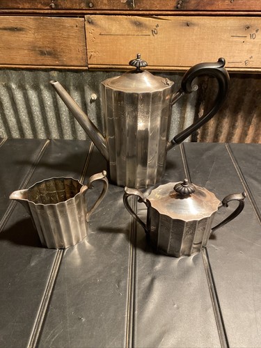 Lunt silver plate coffee - plate, /