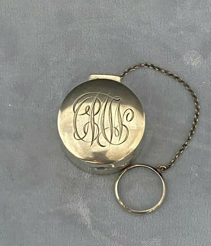 Antique sterling silver rouge - silver,