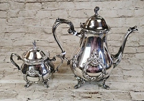 Leonard silver plate teapot - leonard,