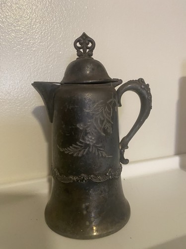 Antique silverplate lidded - antique,